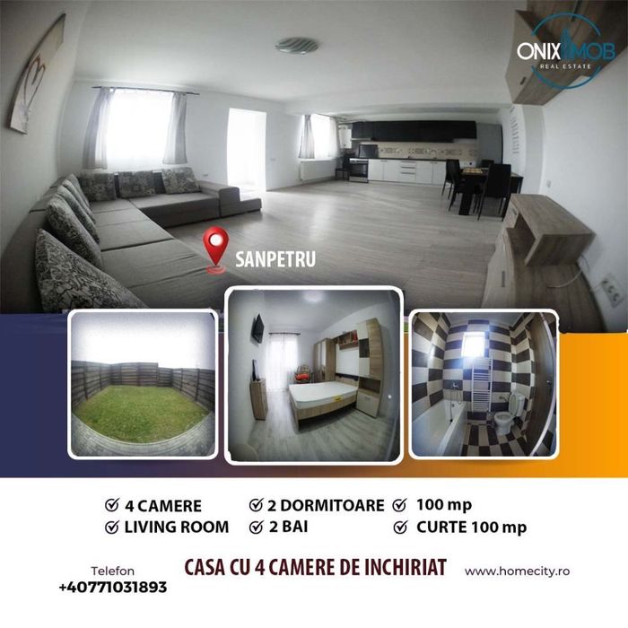 Casa cu 4 camere in Sanpetru