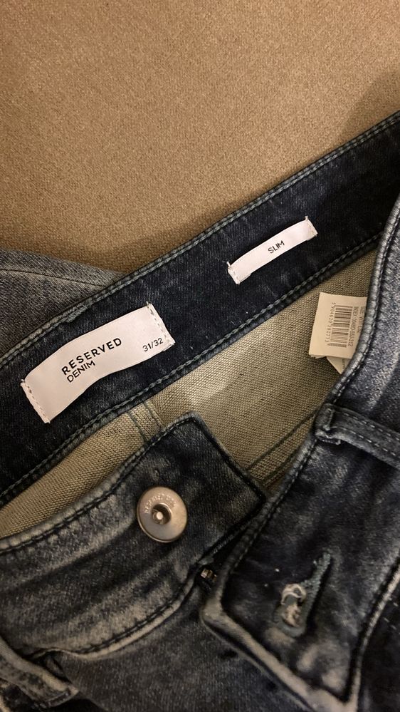 Неносени / нови мъжки slim дънки от Reserved - 31 /32