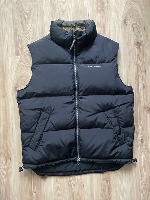 TOMMY HILFIGER / мъжки елек/грейка с пух S/M