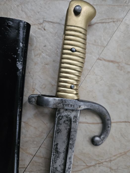 Baioneta veche franceza