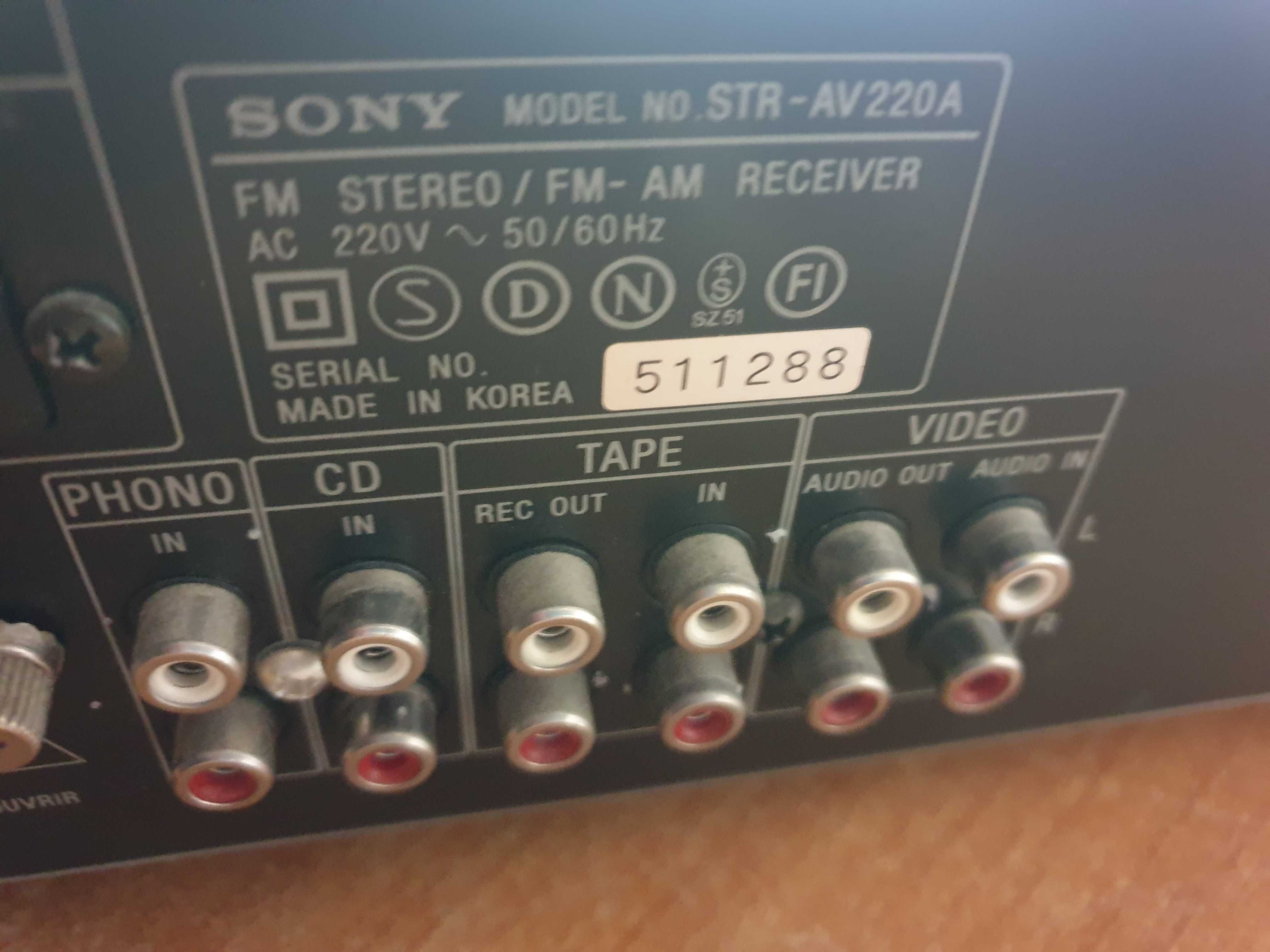 Statie Ampli-Tuner Receiver SONY str--AV220A