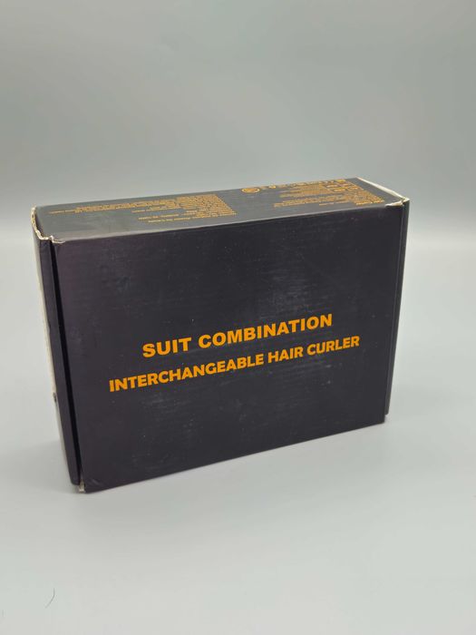 Мултифункционална сешоар-четка с две сменяеми кръгли приставки