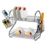 Suport de Vase inox cu tava din plastic Suport 6 pahare