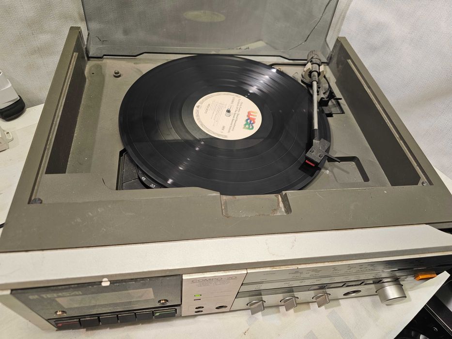 Pick-up Tensai Compo 20 Turntable tuner deck cassette ca sony jvc nad