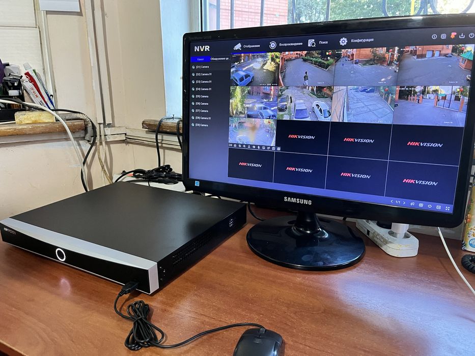 Установка систем видеонаблюдение, пожарных систем