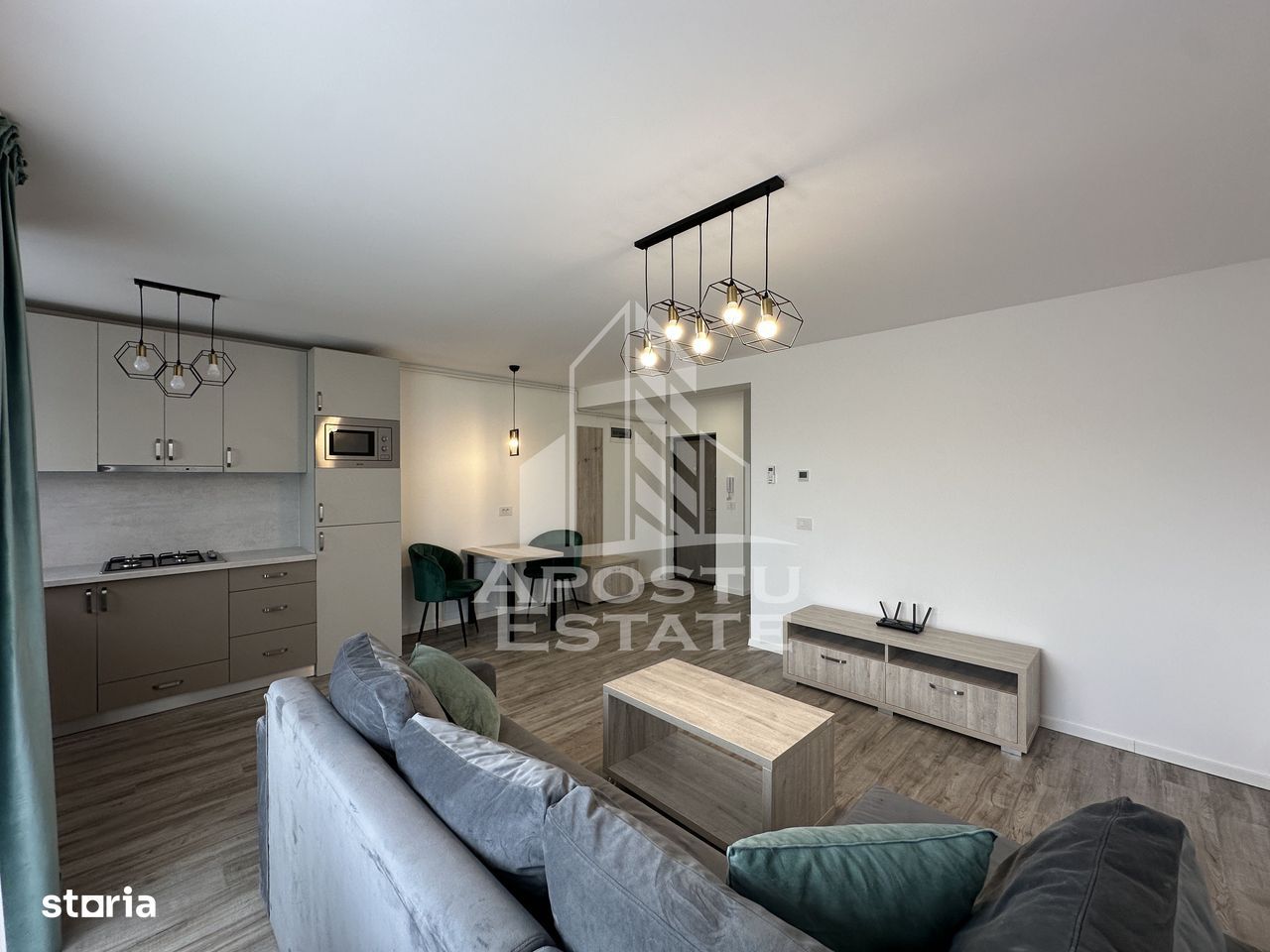 Apartament cu 2 camere la etajul 1, mobilat si utilat in Braytim