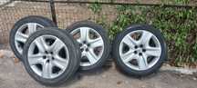 ROTI 5×105 R17 Anvelope 215.50.17 + Capace OPEL Astra K J Mokka Corsa