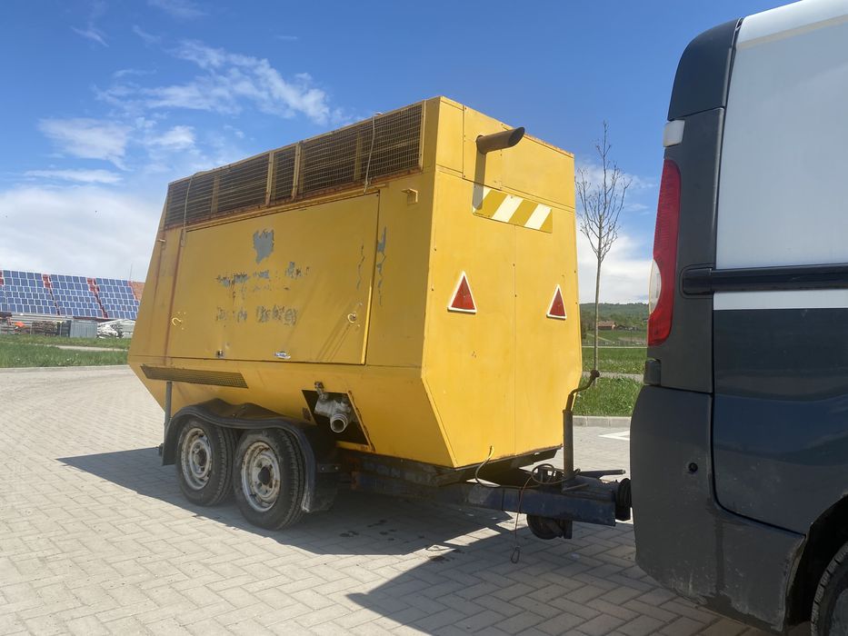 Pompa de irigatii pe remorca