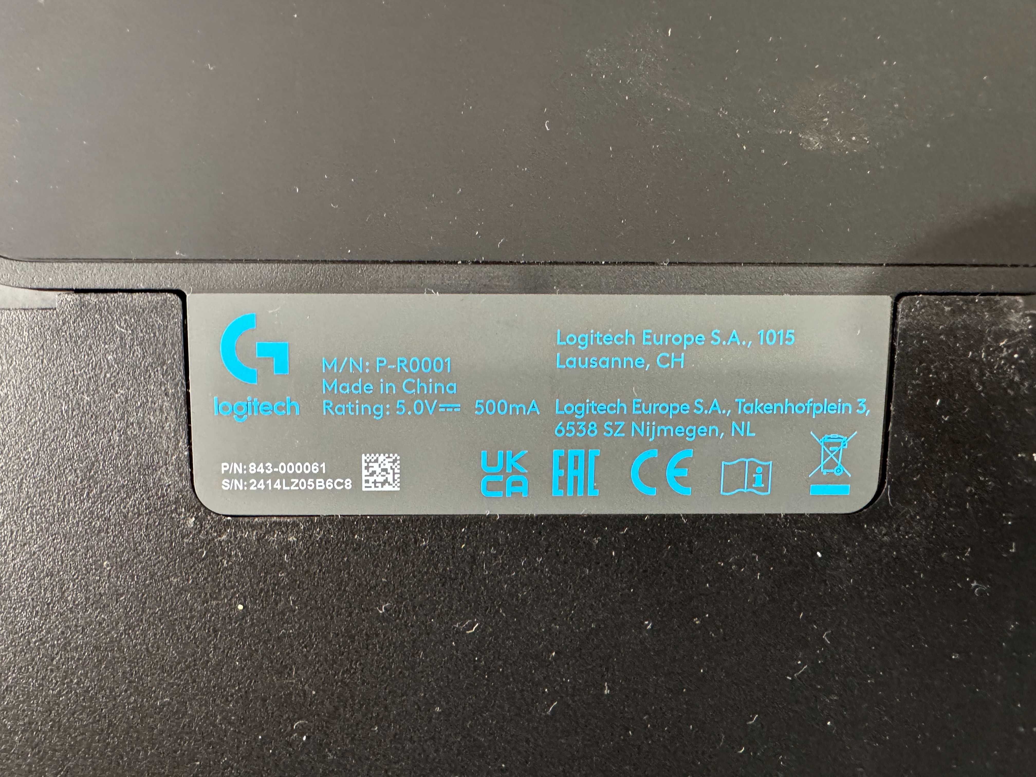 Подложка Гейминг Logitech - PowerPlay + мека и твърда