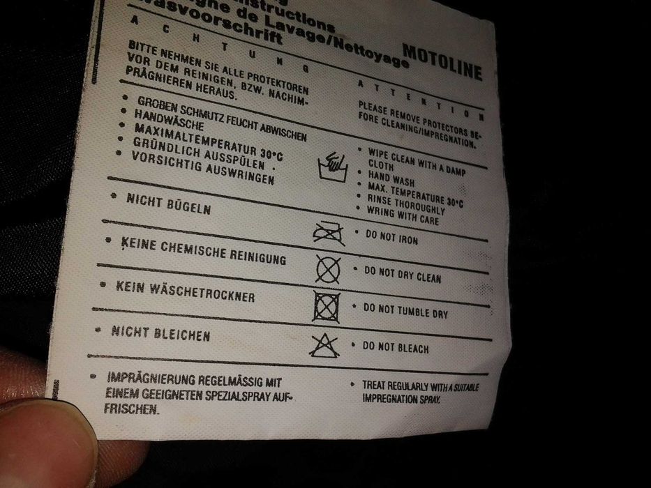 *Moto Line Aero Tex - geaca moto + protectii mar. S