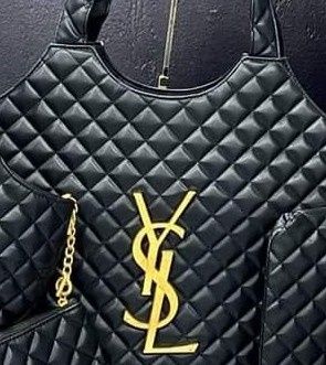 Geanta Ysl Maxy,logo metalic auriu,portofel simplu atasat, saculet