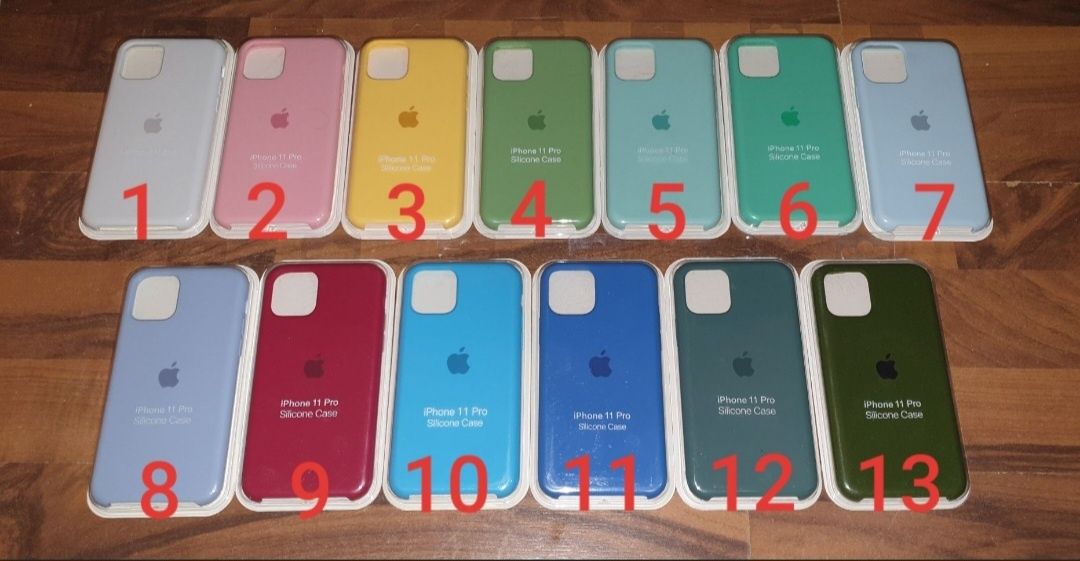Husa silicon logo Silicone Case Apple 11 Pro