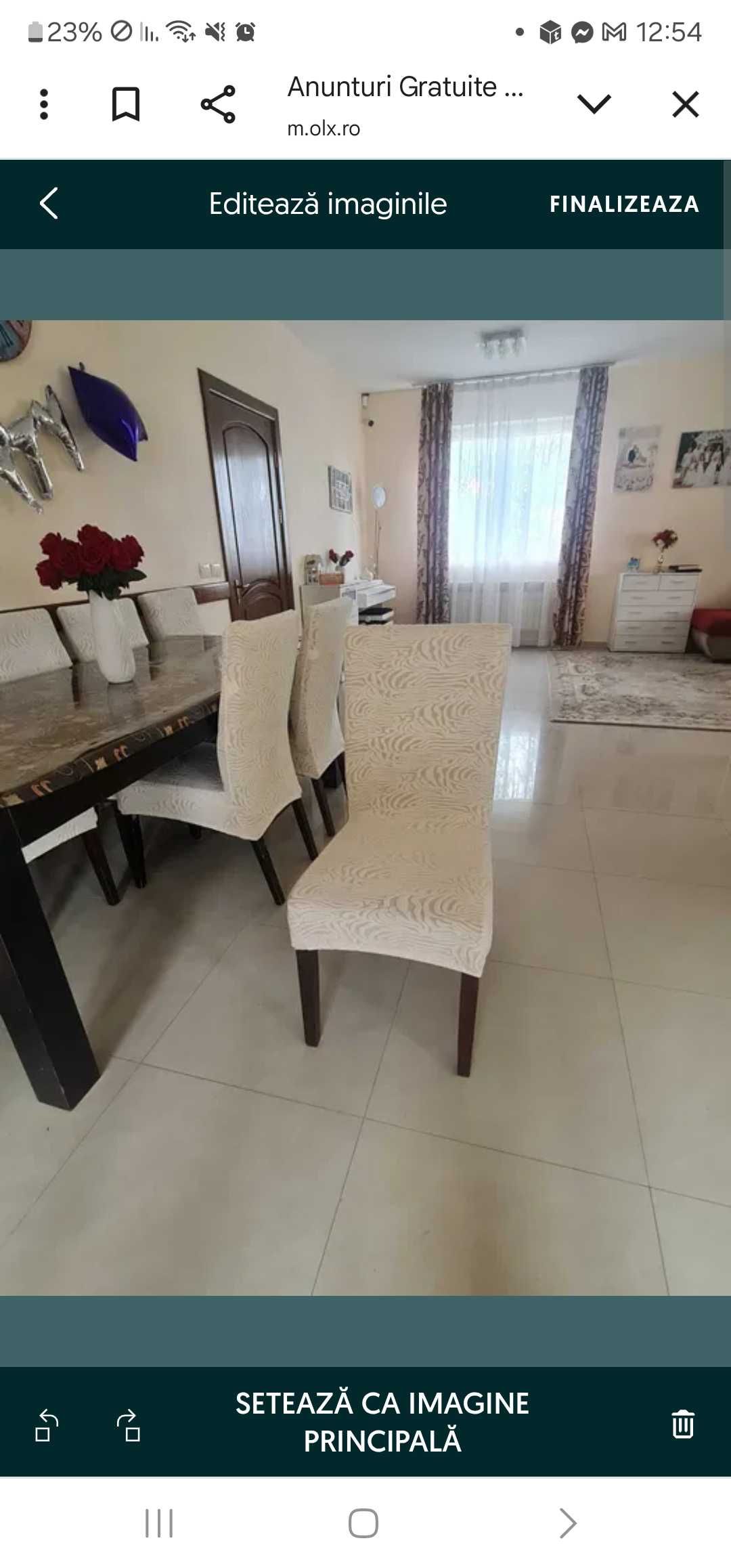 Masa cu 6 scaune