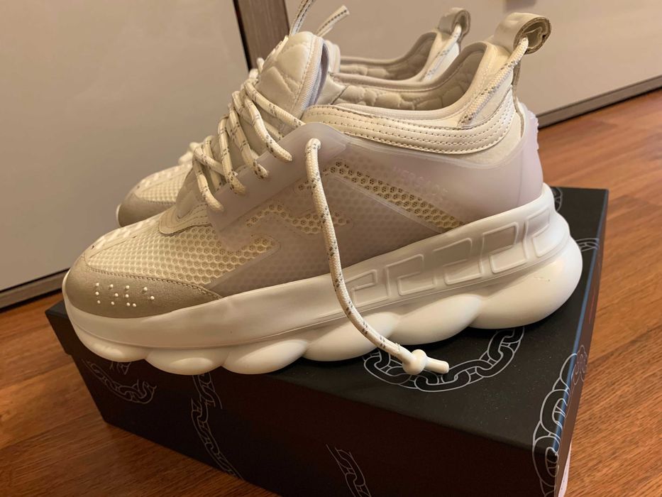 Sneakers VERSACE Chain Reaction Bianco_Full White_Marime 43_ORIGINALI