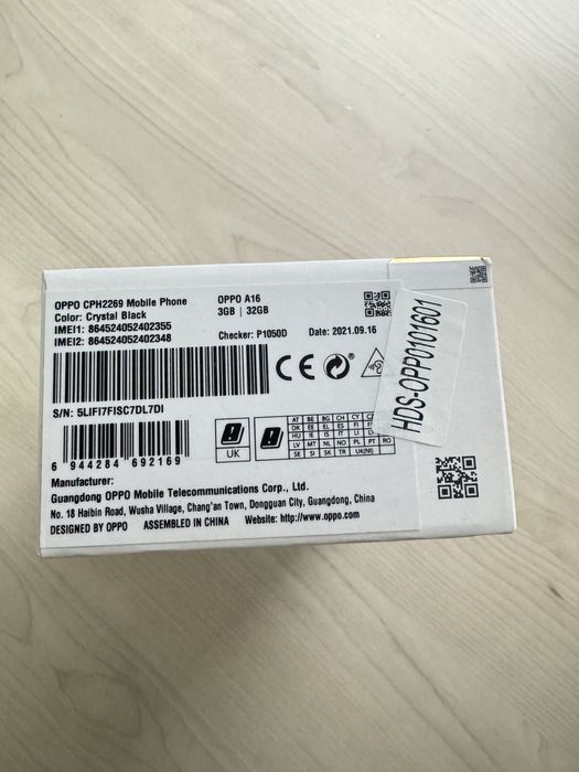 OPPO A16 – nou, sigilat, 3 GB RAM 32 GB preţ bun