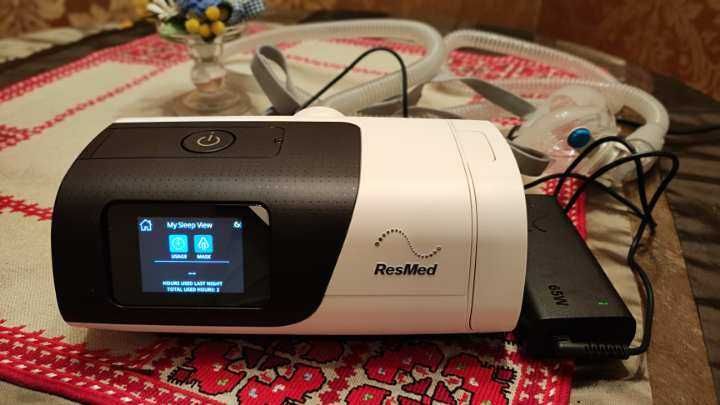 CPAP апарат за лечение на сънна апнея ResMed и маска