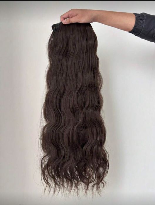 V-образни клипс удължения за коса