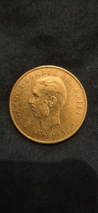 Moneda aur 100lei  1906