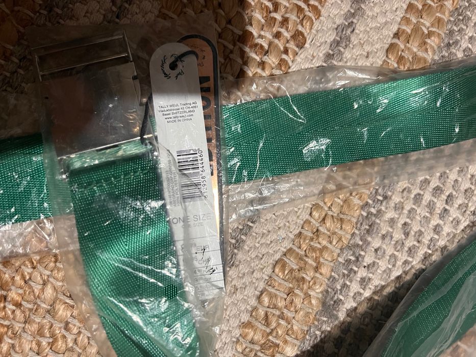 Curea nouă reglabilă verde 125 cm