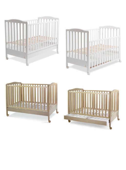 Бебешка кошара Italbaby FLASH Бял пълен комплект с матрак