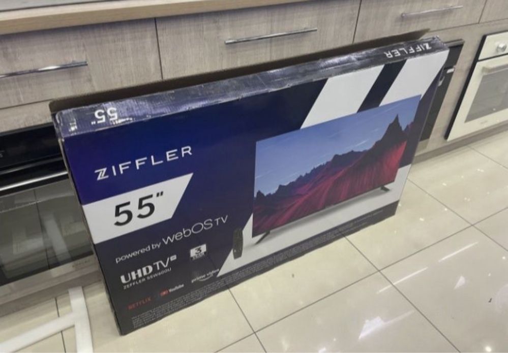 Телвизор Hew! ZIFFLER 55 smart TV 4K 2022 год 55W600U