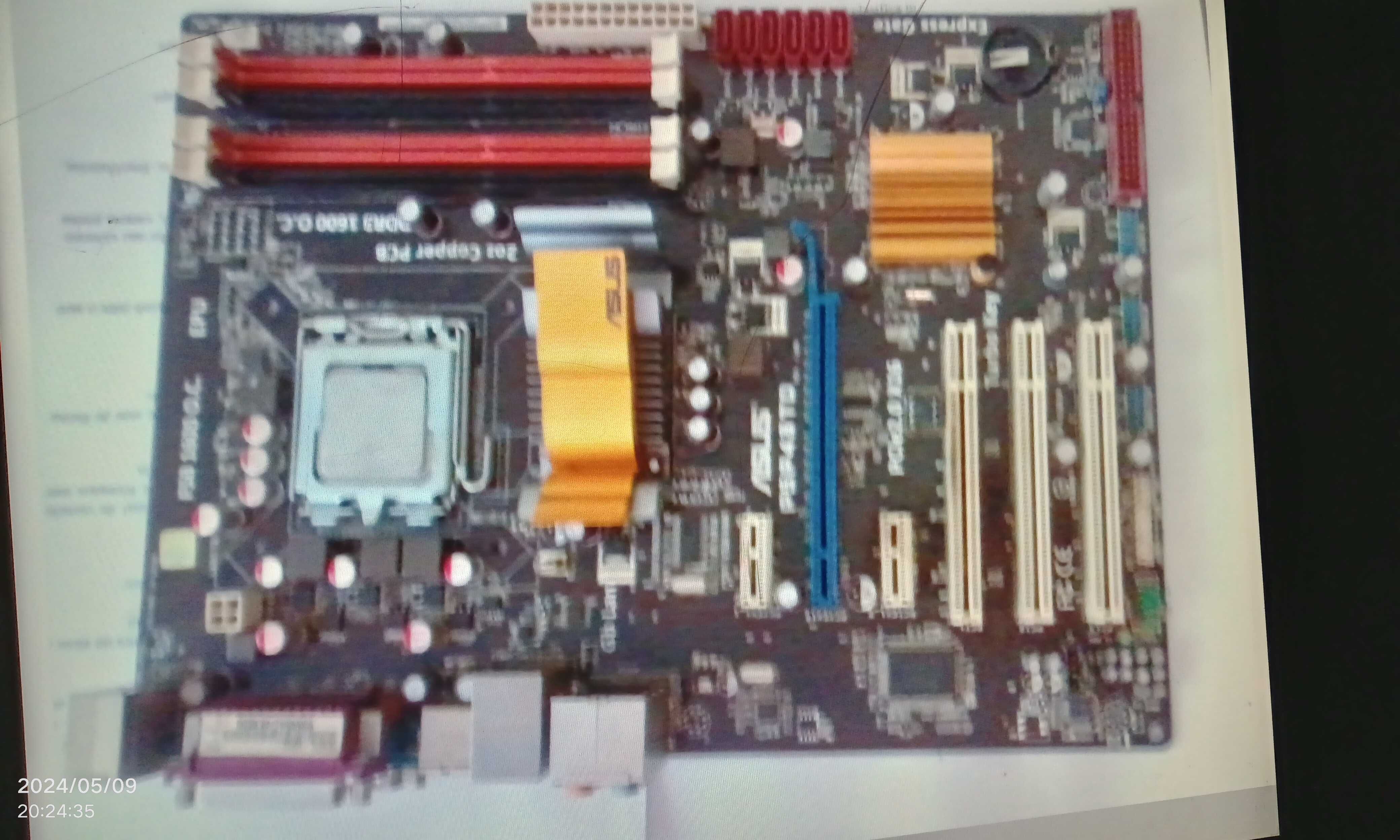 Motherboard placa da baza PC Asus P5P43TD
