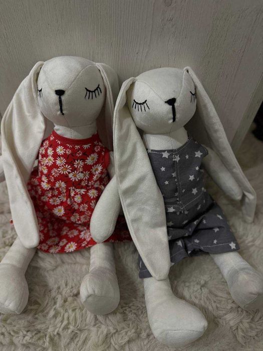 Игрушка мягкая зайка сплюша