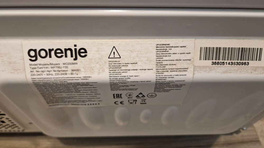 Carcasa completa Gorenje MO200MW
