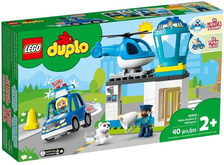 Lego Duplo Полицейски участък и хеликоптер 10959 Police Station ..