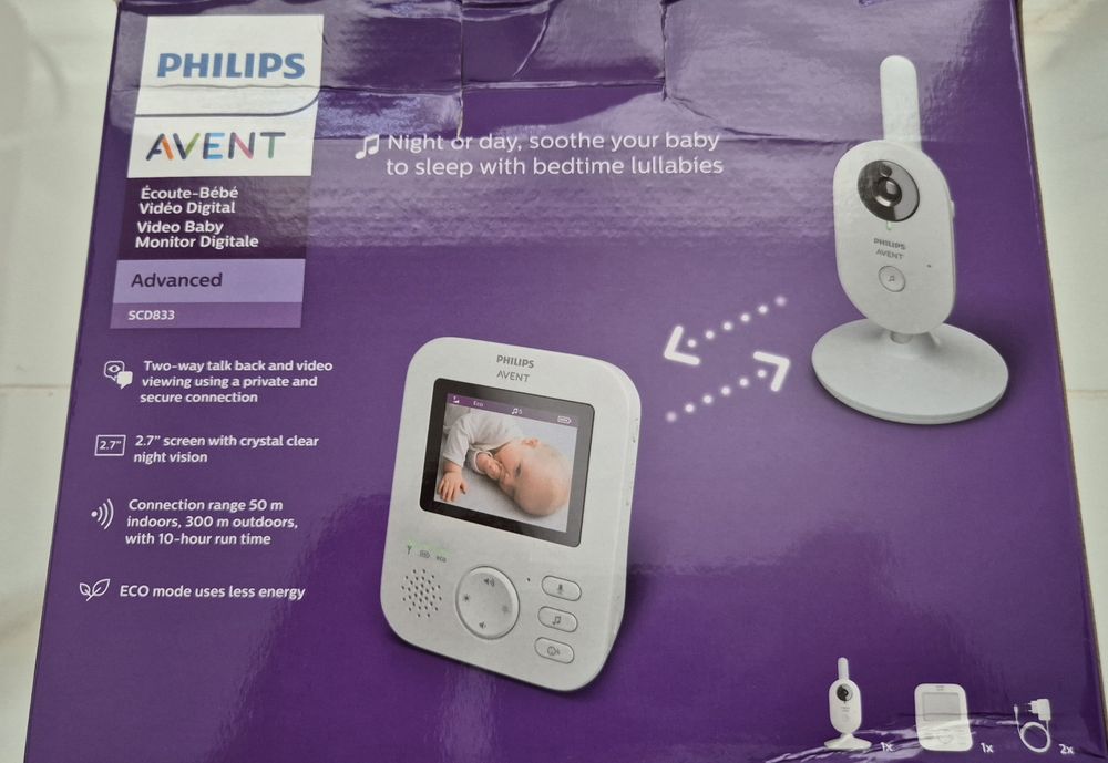 Video monitor baby Philips Avent