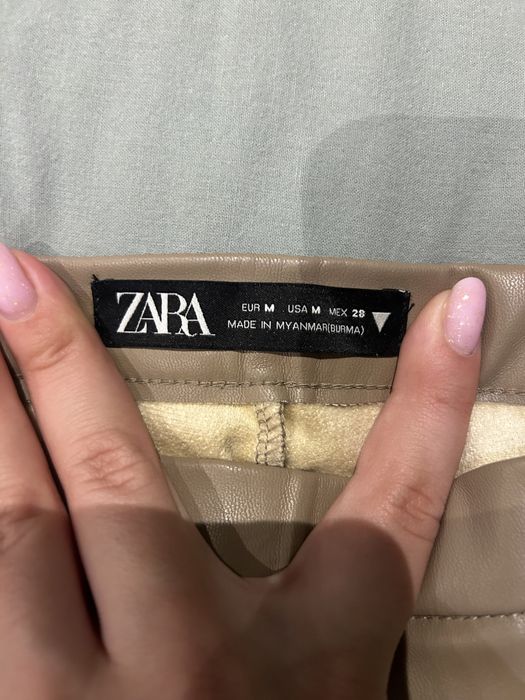 Кожен клин zara / зара