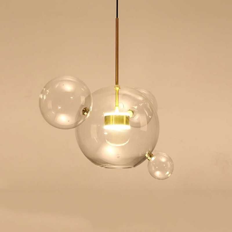 Стъклен LED Пендел Orbital 4