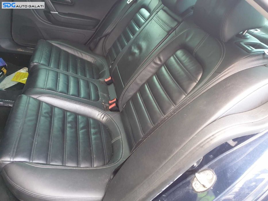 Interior Piele Neagra cu Incalzire Scaune Fata Stanga Dreapta Bancheta Sezut cu Spatar Volkswagen CC 2012 - 2017 [C3845] [C3838] [C3839]