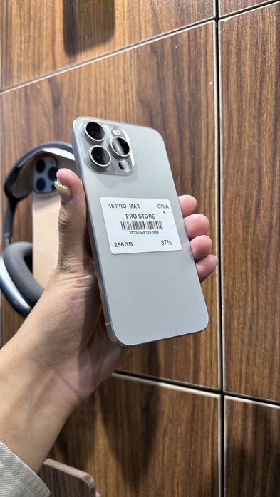 iphone 15 pro max 256gb 87% Dual Naxt va Nasiya savdo