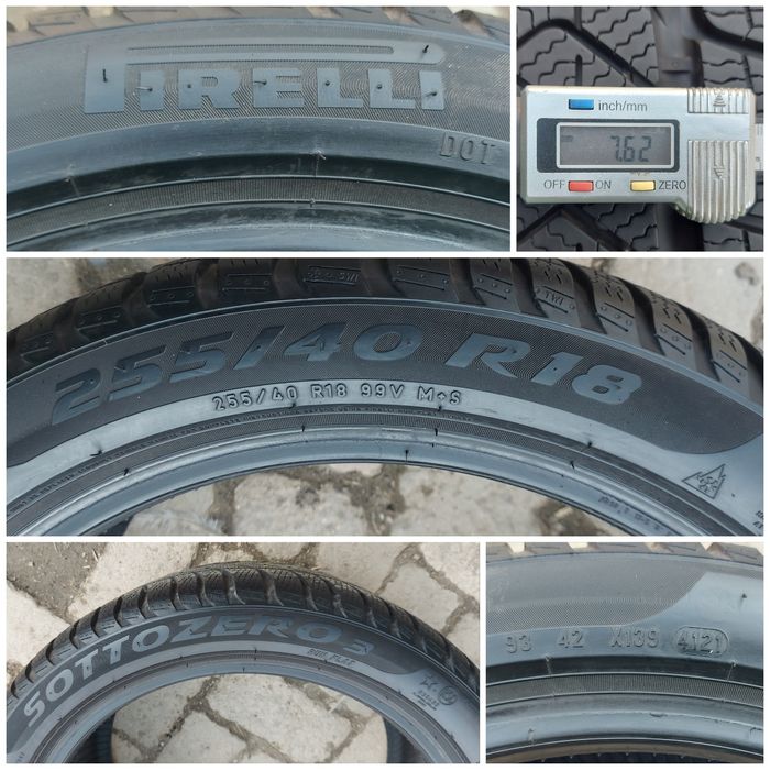 O bucată 275/255 40 R18 M+S iarnă - una Pirelli
