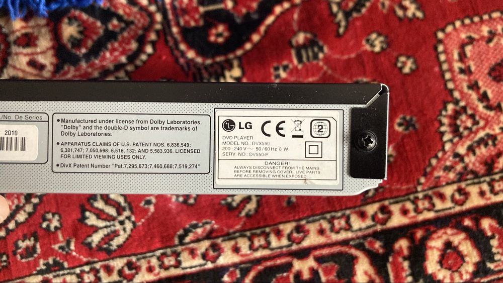 DVD Player LG DVX 550
