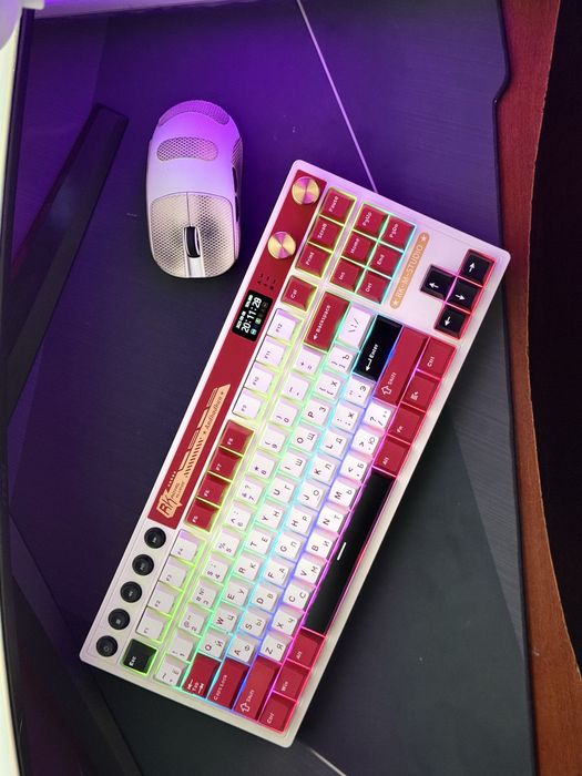 (Клавиатура мышка) Игровой комплект: ROYAL KLUDGE M87 + VXE Mad R