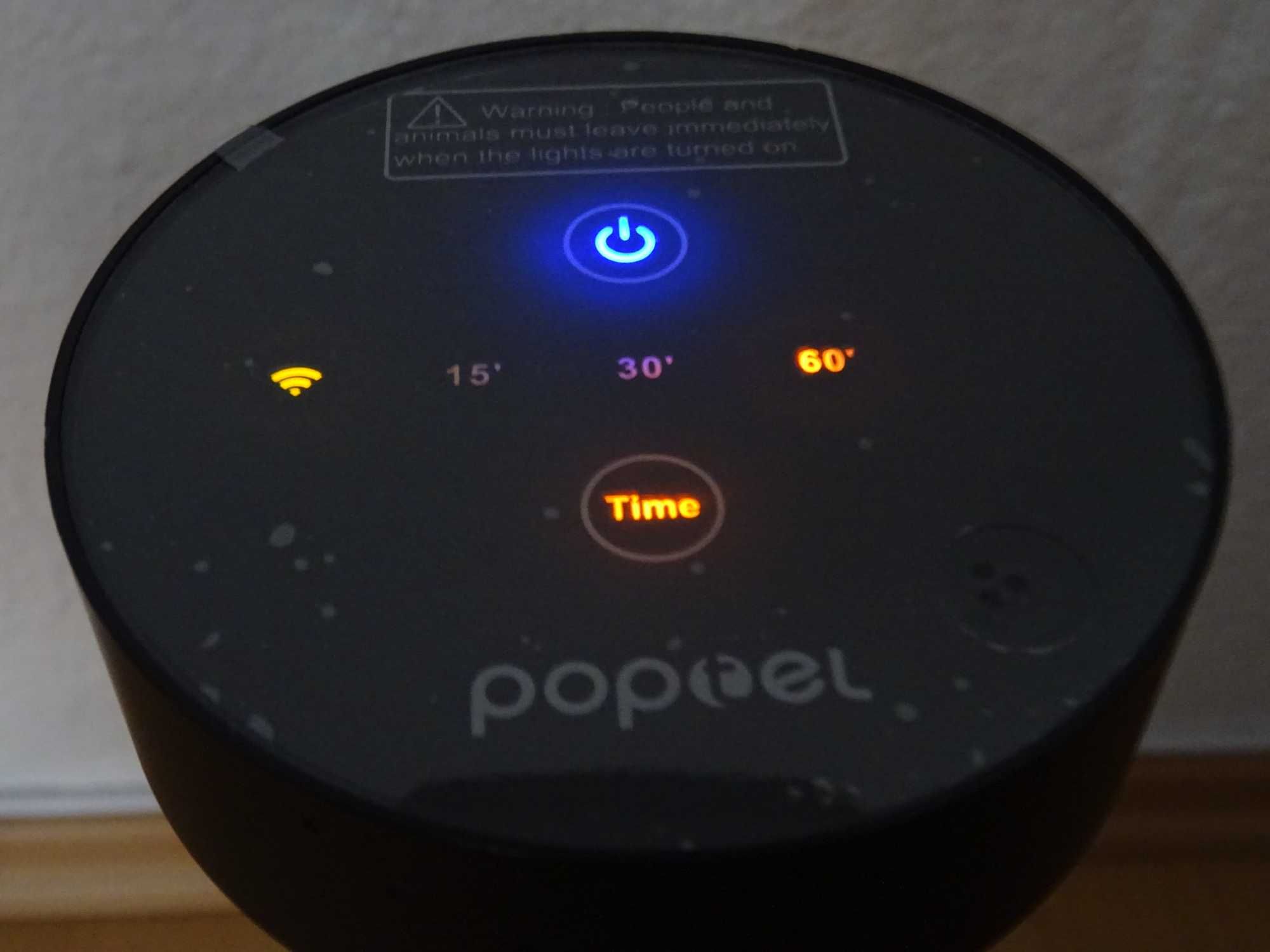 lampa UVC Poptel U2 germicida WiFi 36W cu sesizare de mișcare