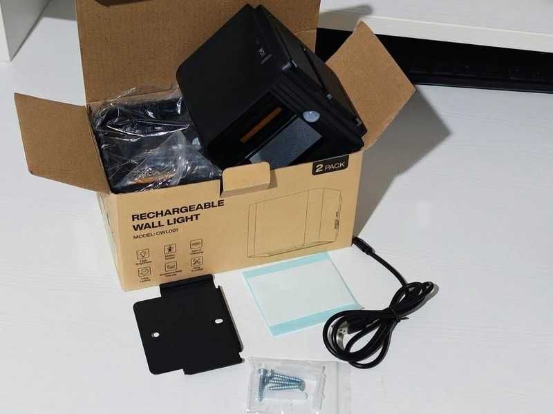 2 buc Lampa cu senzor de miscare LED interior exterior