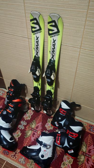 Set schiuri 80 cm Salomon xmax-clapari ski