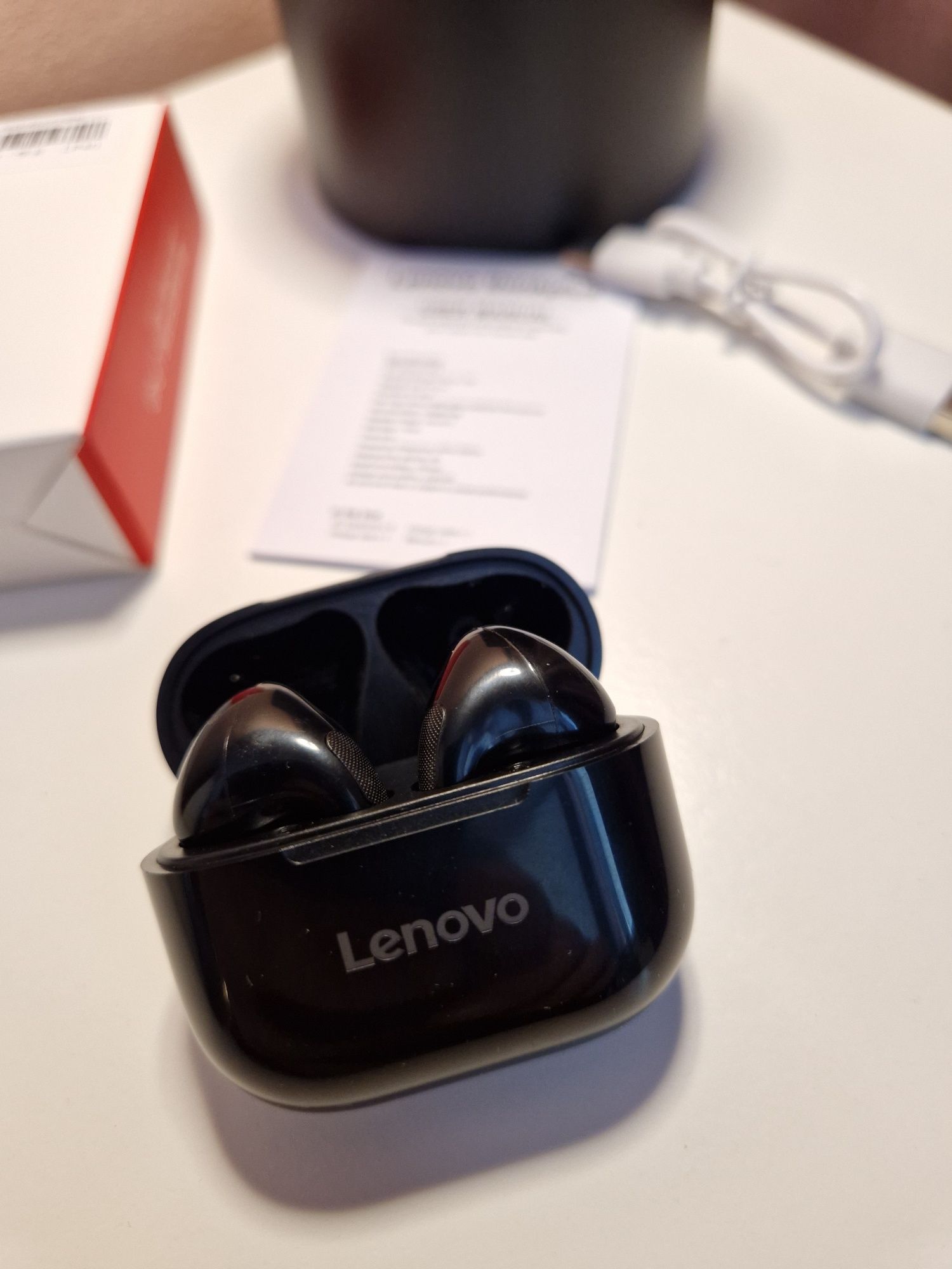 Lenovo LP40 TWS - безжични слушалки Леново