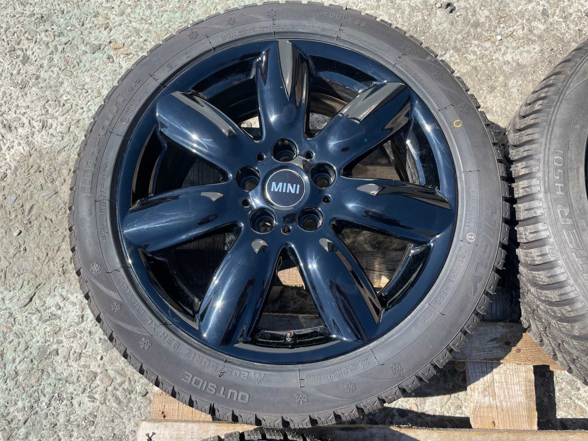 17 джанти 5х112 MIni CLUBMAN 7J et47 Гуми 205/50/17