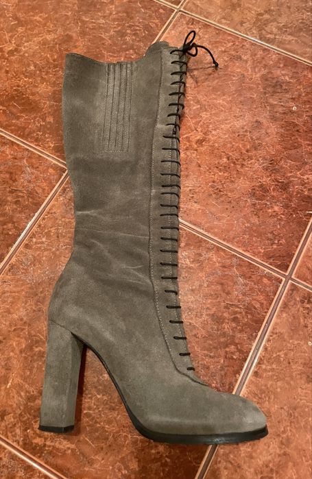 Cizme musette piele intoarsa superbe