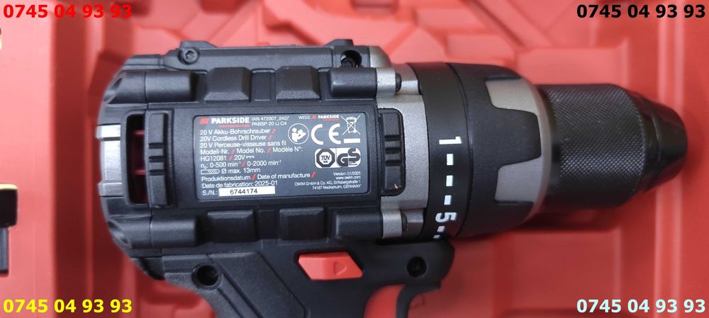 filetanta bormasina PARKSIDE PABSP 20 Li C4 NOUA se vinde ca in poze