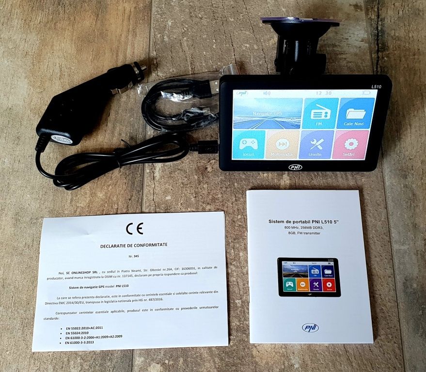 L810 PNI - gps profesional 7" auto sau camion- foarte rapid-acrualizat
