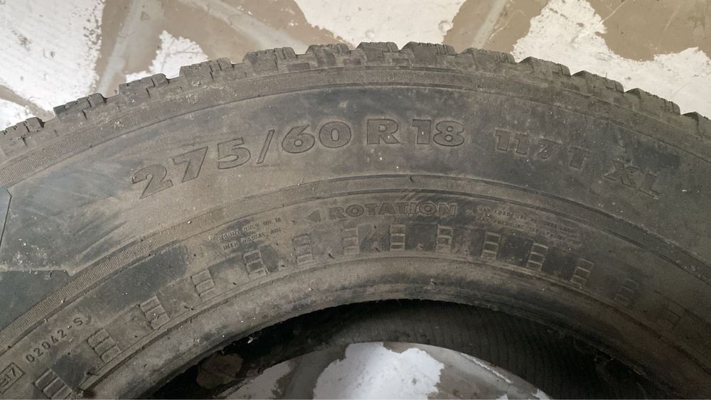 Продам резину 275/60/18 nokian