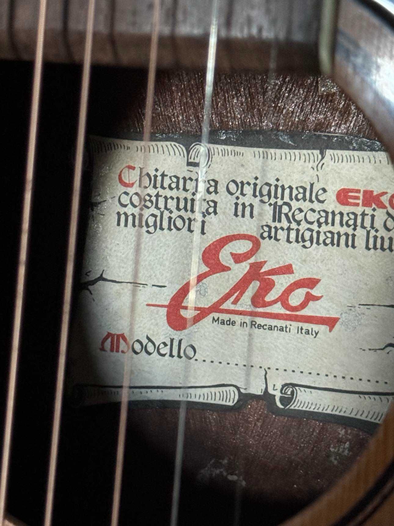 Vand chitara acustica Eko made in Italy