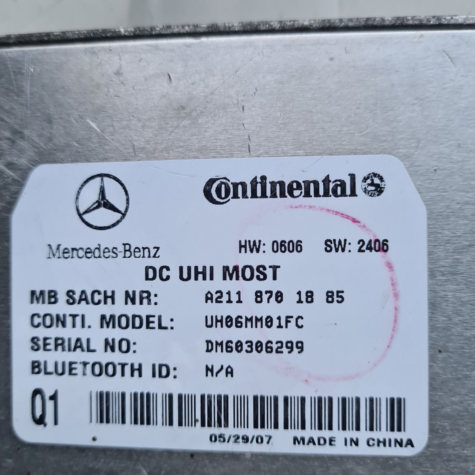 Modul confort. panou sigurante Mercedes ML W164 motor 3.0 diesel