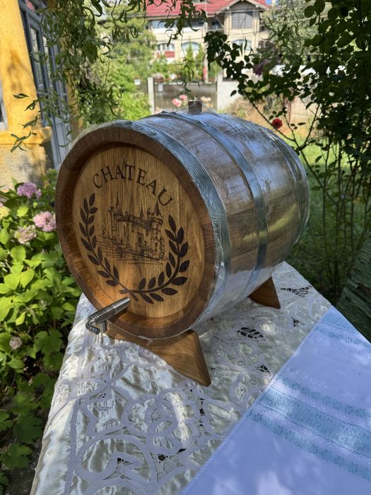 Butoaie din stejar uscat eco ideal cadou