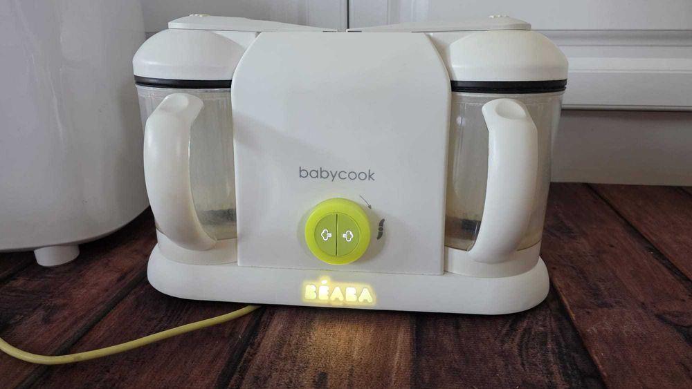 Aparat de gatit Beaba Babycook Plus + accesoriu gatire orez/paste